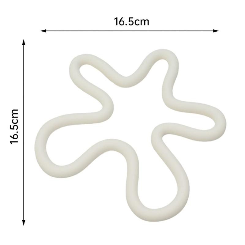 Irregular Silicone Heat Resistant Mat Non Slip Kitchen Table Protector Placemat 2