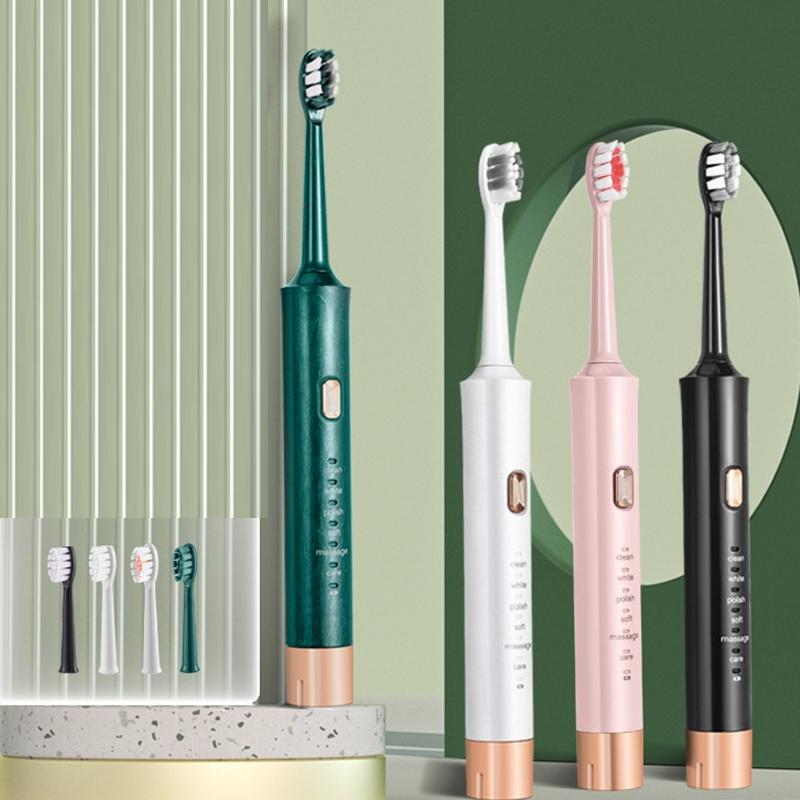 AW175 Sonic Electric Toothbrush Set For Couples Rechargeable Waterproof Oral Care 0