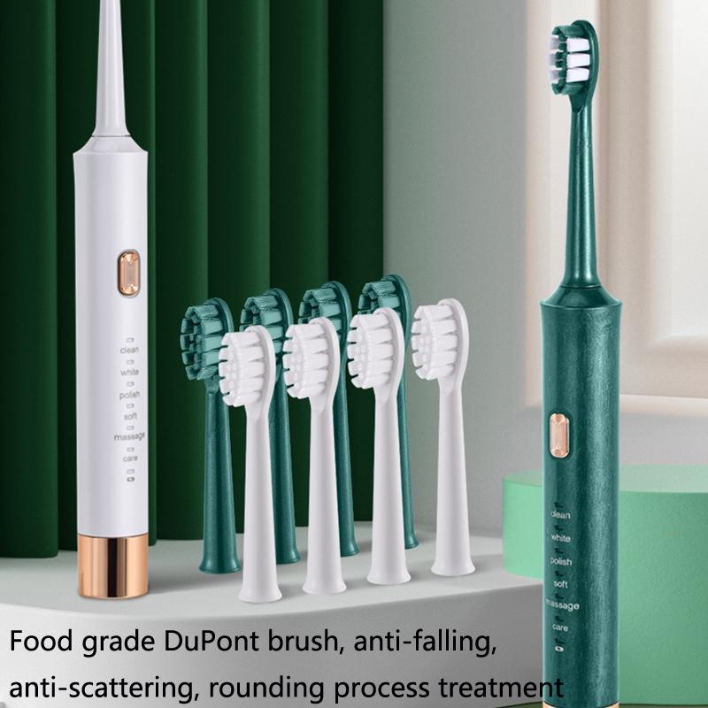 AW175 Sonic Electric Toothbrush Set For Couples Rechargeable Waterproof Oral Care 5