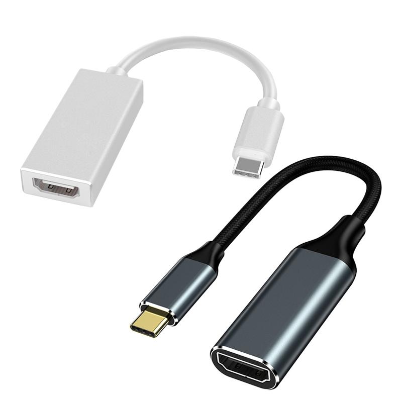 USB C To HDMI Adapter Cable 1080P Display For Laptop Phone Projector 1