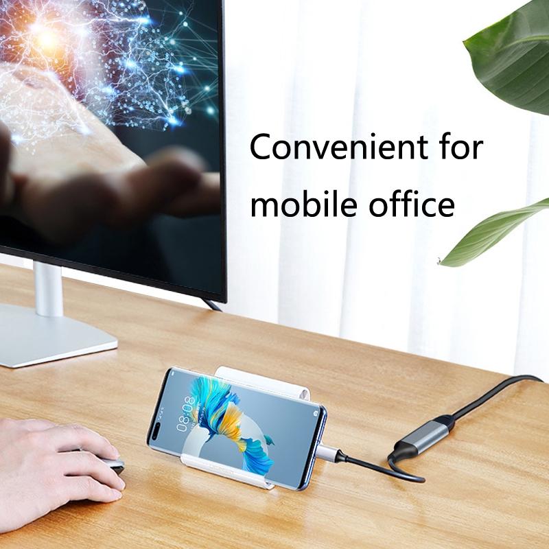 USB C To HDMI Adapter Cable 1080P Display For Laptop Phone Projector 6