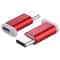 Type C Male To Micro USB 20 Female Converter AdapterRed 3