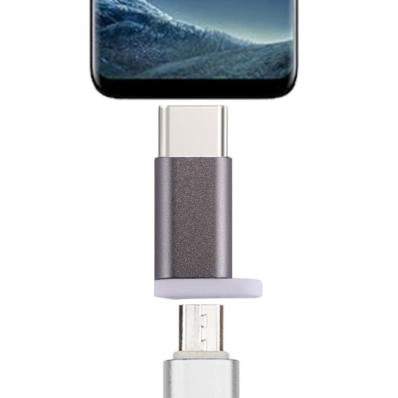 Type C Male To Micro USB 20 Female Converter AdapterRed 4