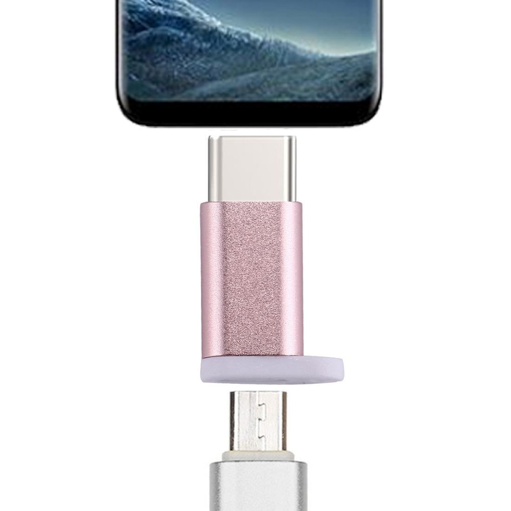 Type C Male To Micro USB 20 Female Converter AdapterRed 7