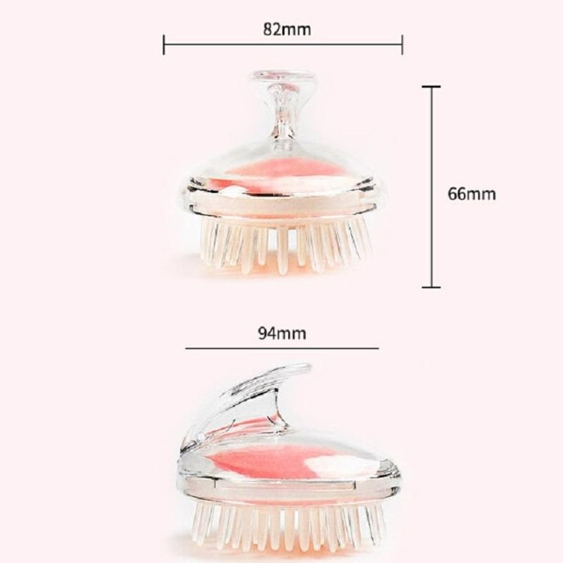 Silicone Scalp Massage Brush Handheld Head Massager For Relaxation Hair Care 6