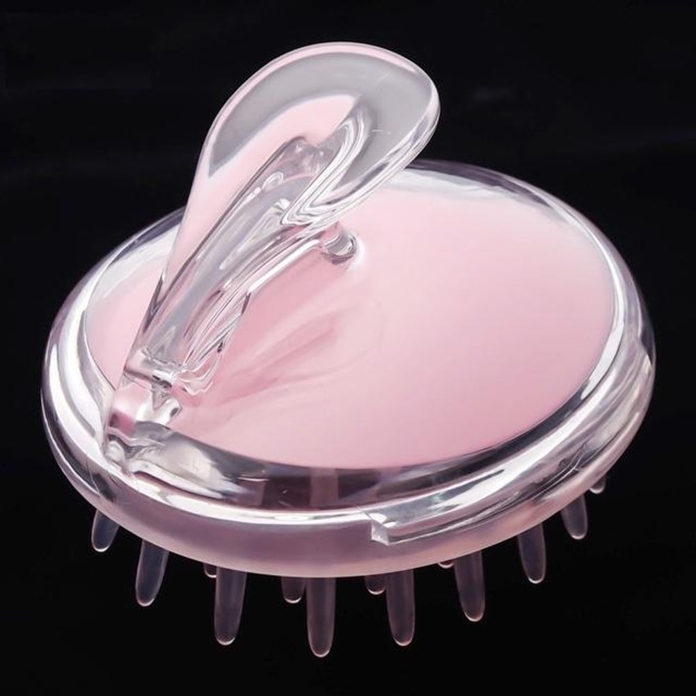 Silicone Scalp Massage Brush Handheld Head Massager for Relaxation & Hair Care