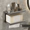 2in1 No Drill Bathroom Shelf With Paper Holder Phone Stand Storage Rack 12