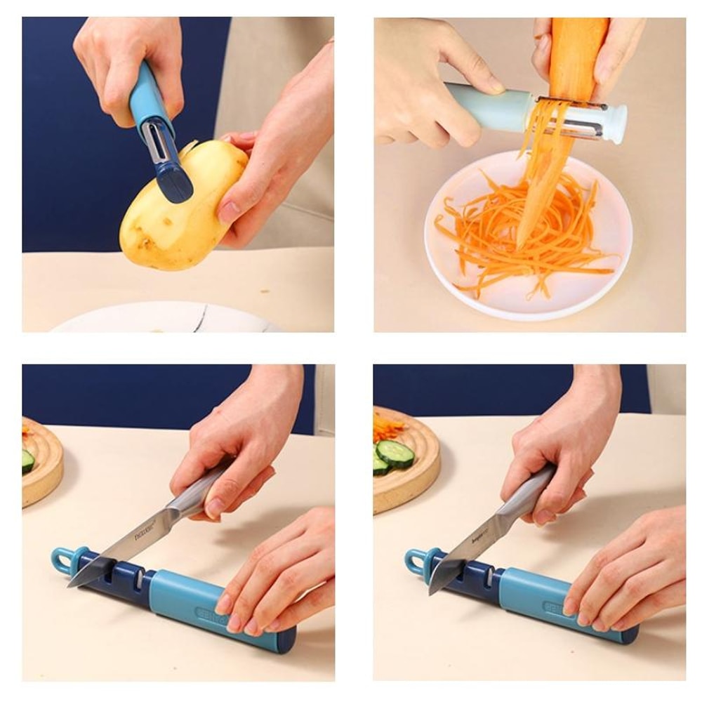 Stainless Steel Peeler And Tungsten Steel Sharpener 5