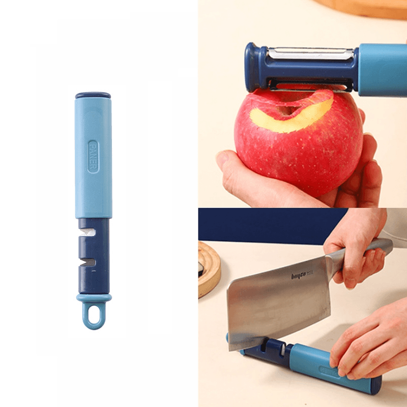 Stainless Steel Peeler And Tungsten Steel Sharpener 6