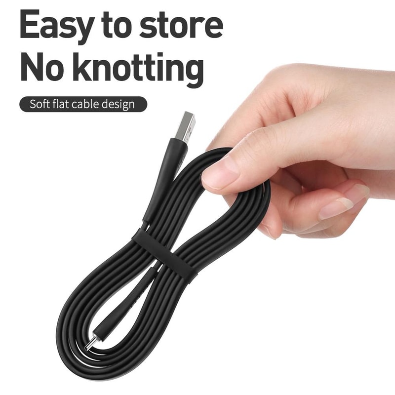 LED Type C To USB Fast Charging Cable QC40 Sync Cable 7