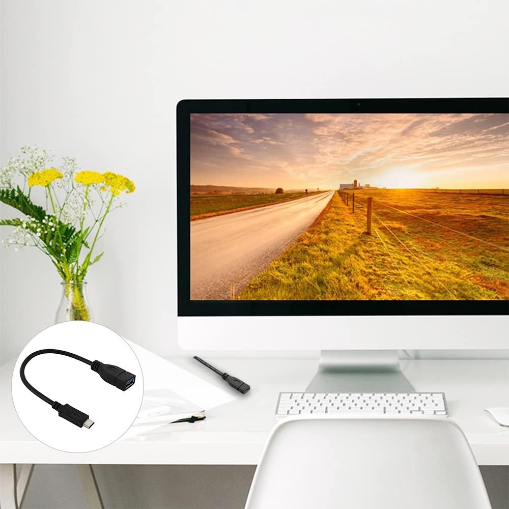 USB C To USB 30 Adapter Cable Fast Data Transfer Compact Type C OTG Converter 4