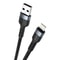 Nylon Braided USB To Lightning Cable 12W Fast Charging Durable Charger 0