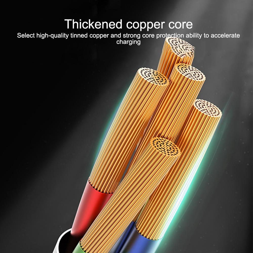 Nylon Braided USB To Lightning Cable 12W Fast Charging Durable Charger 5