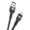 Nylon Braided USB To Lightning Cable 12W Fast Charging Durable Charger 2