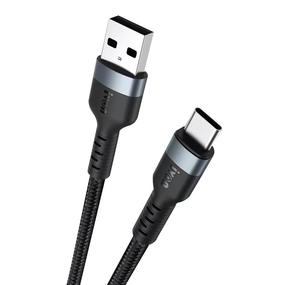 Nylon Braided USB To Lightning Cable 12W Fast Charging Durable Charger 4