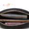 Genuine Leather Coin Purse Wallet Large Capacity Key Card Holder Compact Zip Case 3