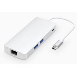 8 in 1 usb c hub multiport adapter with hdmi vga ethernet sd tf usb