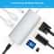 8 In 1 USB C Hub Multiport Adapter With HDMI VGA Ethernet SD TF USB 1