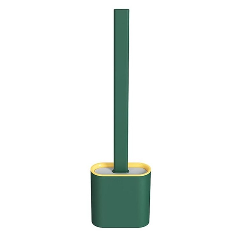 Long Handle TPR Toilet Brush Deep Gap Cleaning Bathroom Tool 0