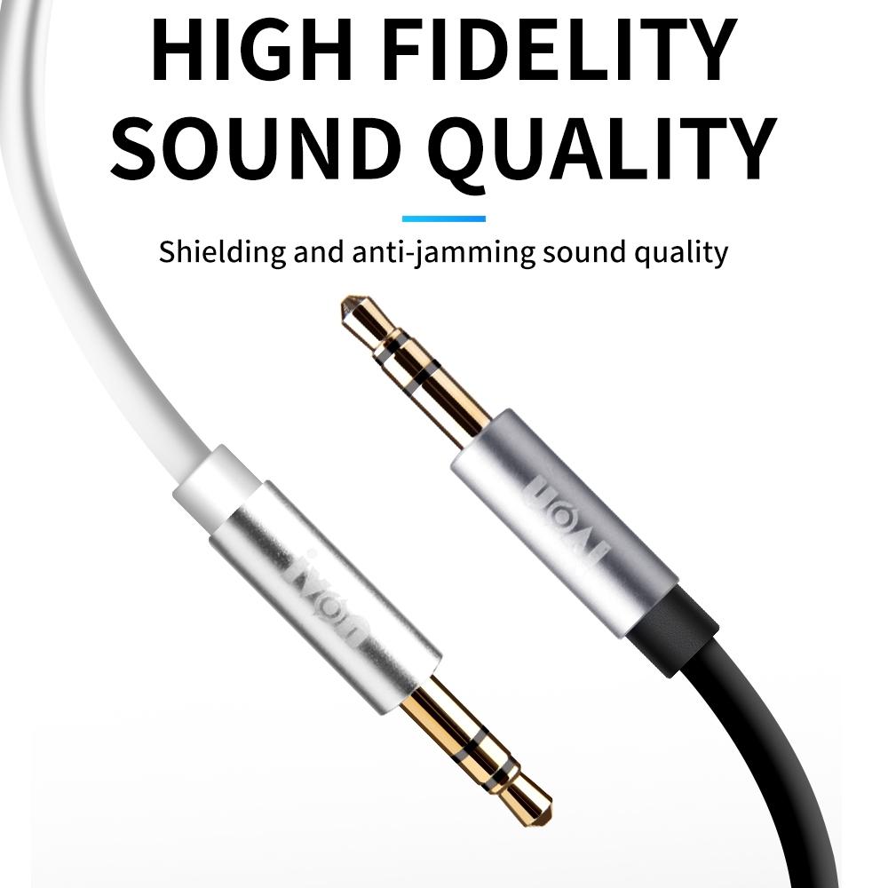 Premium 35mm AUX Audio Cable Gold Plated Male To Male Stereo Cord 1
