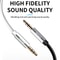 Premium 35mm AUX Audio Cable Gold Plated Male To Male Stereo Cord 1
