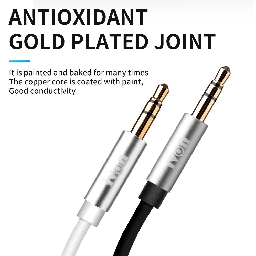 Premium 35mm AUX Audio Cable Gold Plated Male To Male Stereo Cord 4