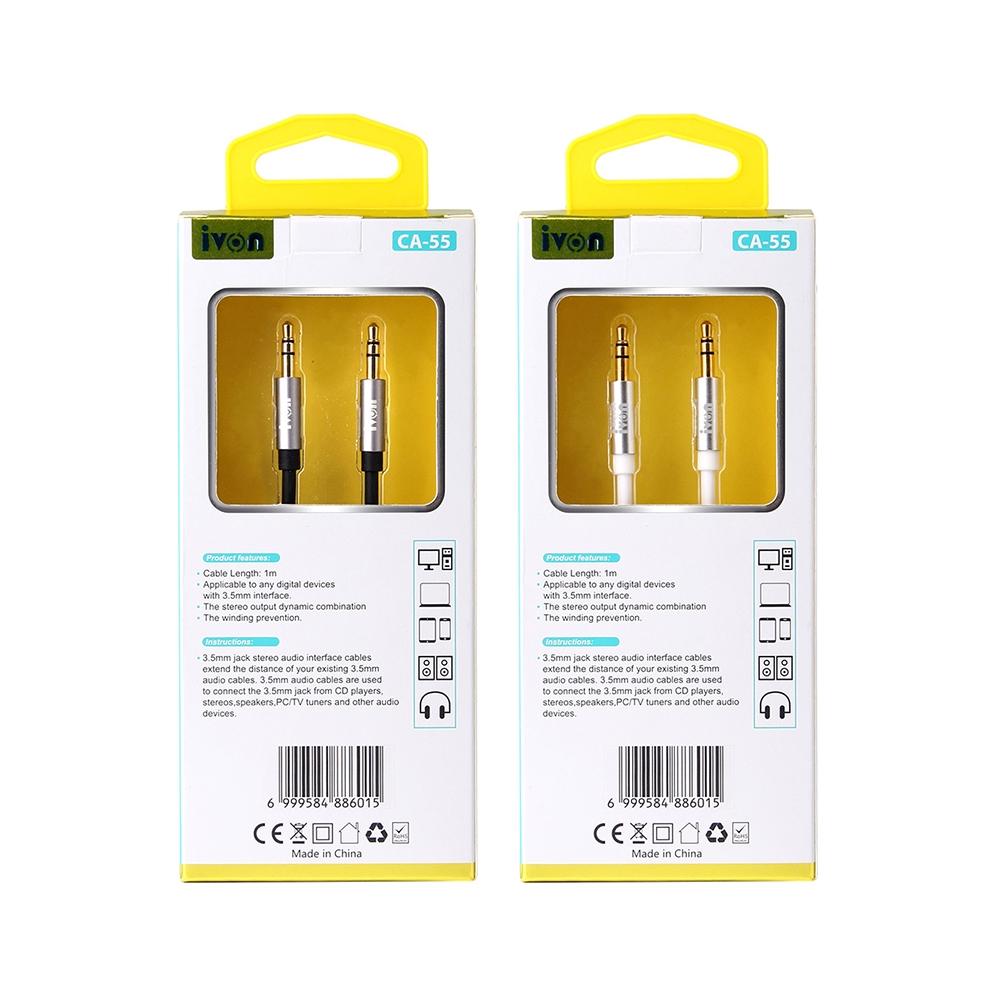 Premium 35mm AUX Audio Cable Gold Plated Male To Male Stereo Cord 8