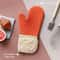 Thickened Silicone Heat Resistant Silicone Oven Mitts & Microwave Anti-Scald Insulated Kitchen Gloves