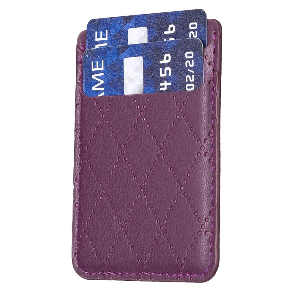 Slim Adhesive Phone Card Holder Wallet With PU Leather MultiSlot Design 4