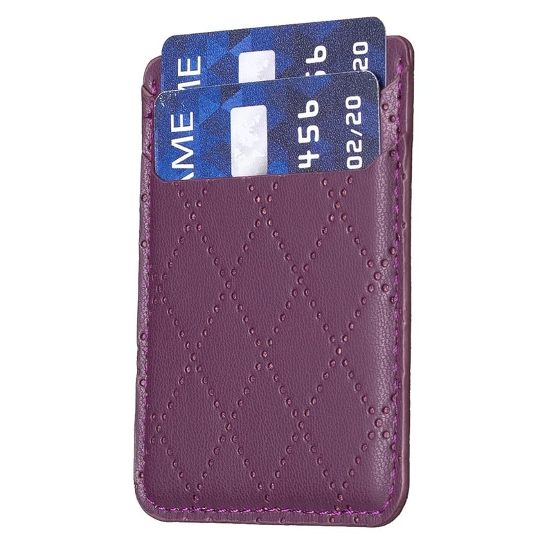 Slim Adhesive Phone Card Holder Wallet With PU Leather MultiSlot Design 4