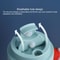 Portable Leakproof Kids Water Cup with Scale Silicone Handle Breakfast Drinking Cup