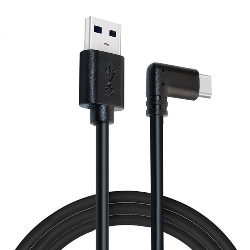 USB Gen1 VR Link Cable Right Angle USB C Fast 5Gbps For Oculus Quest 3