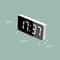 LED Mirror Alarm Clock With USBC Charging Battery Backup Digital Desk Clock 9