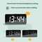 LED Mirror Alarm Clock With USBC Charging Battery Backup Digital Desk Clock 5
