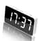 LED Mirror Alarm Clock With USBC Charging Battery Backup Digital Desk Clock 10