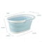 Foldable Rectangle Mop Cleaning Bucket Space Saving Durable Household Cleaning Bucket 11