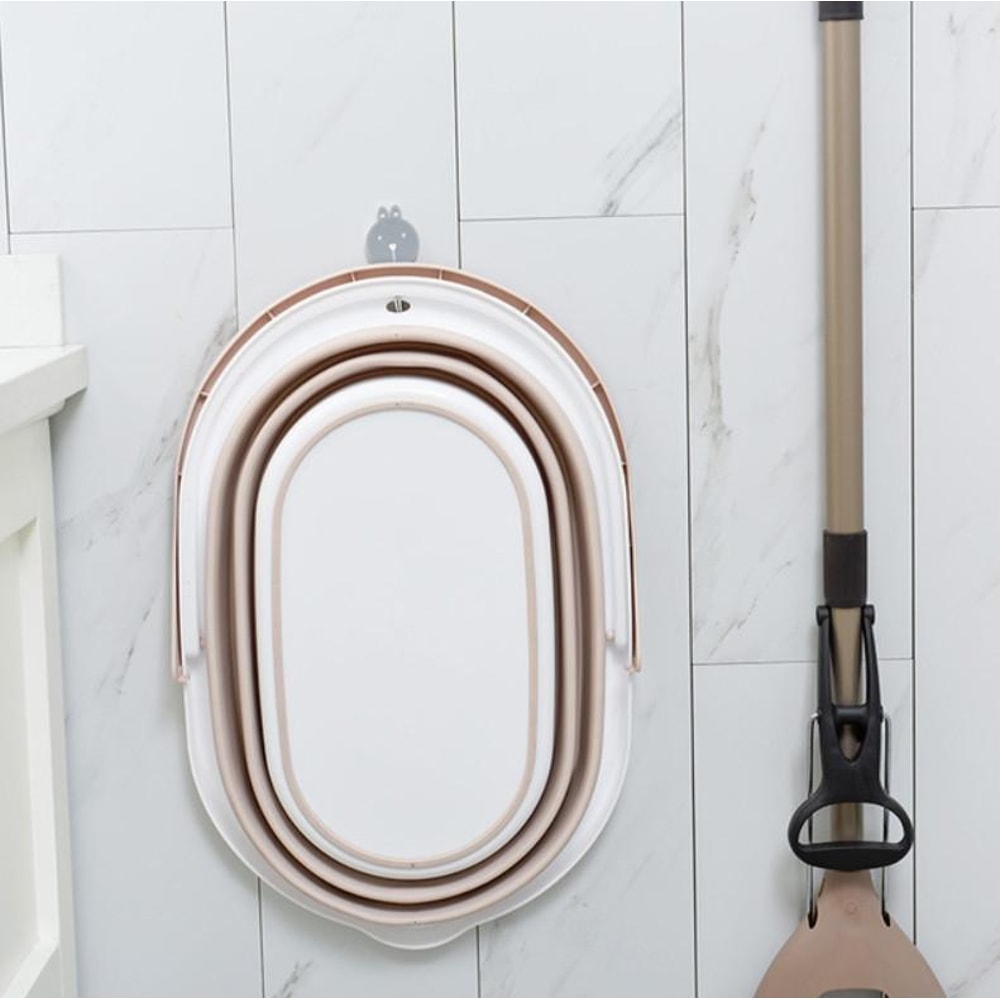 Foldable Rectangle Mop Cleaning Bucket Space Saving Durable Household Cleaning Bucket 6