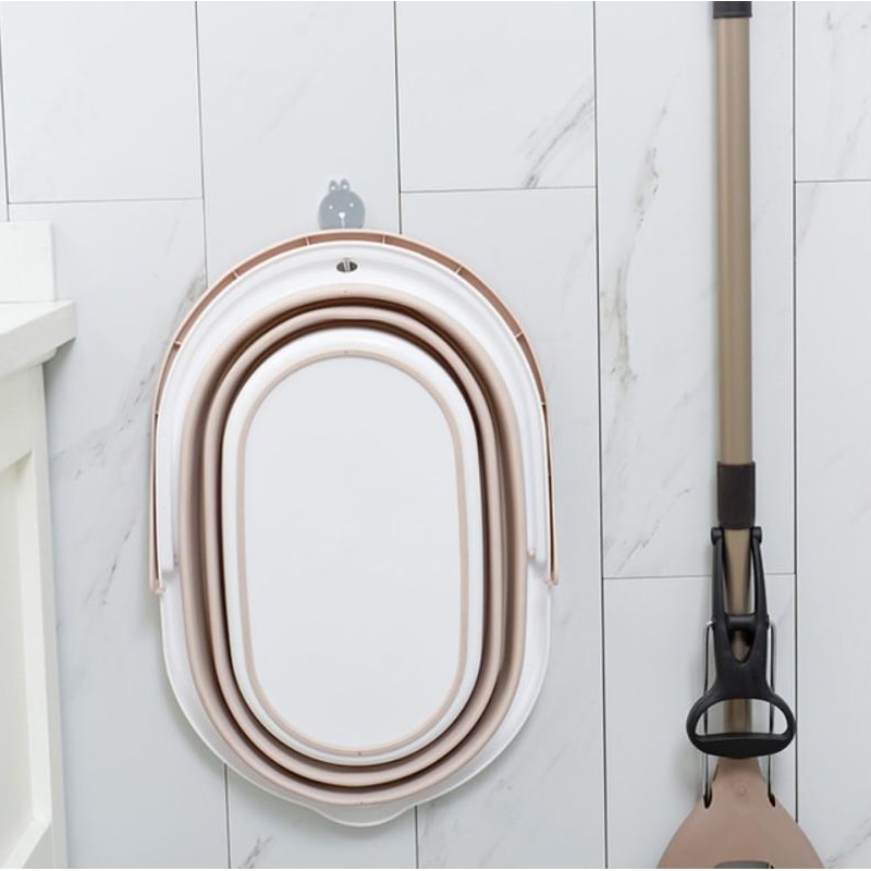 Foldable Rectangle Mop Cleaning Bucket Space Saving Durable Household Cleaning Bucket 6