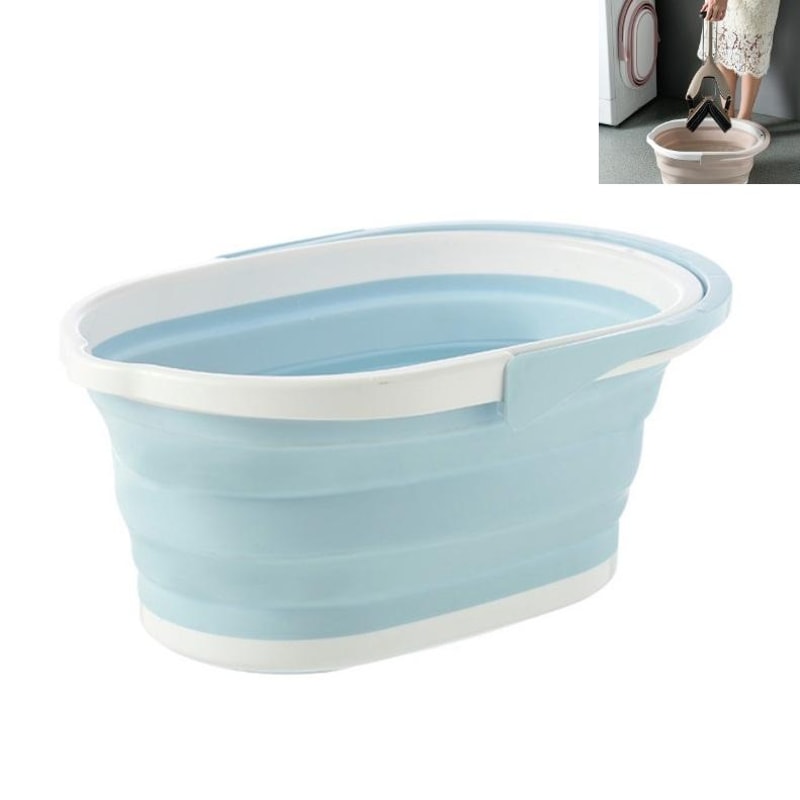 Foldable Rectangle Mop Cleaning Bucket Space Saving Durable Household Cleaning Bucket 1
