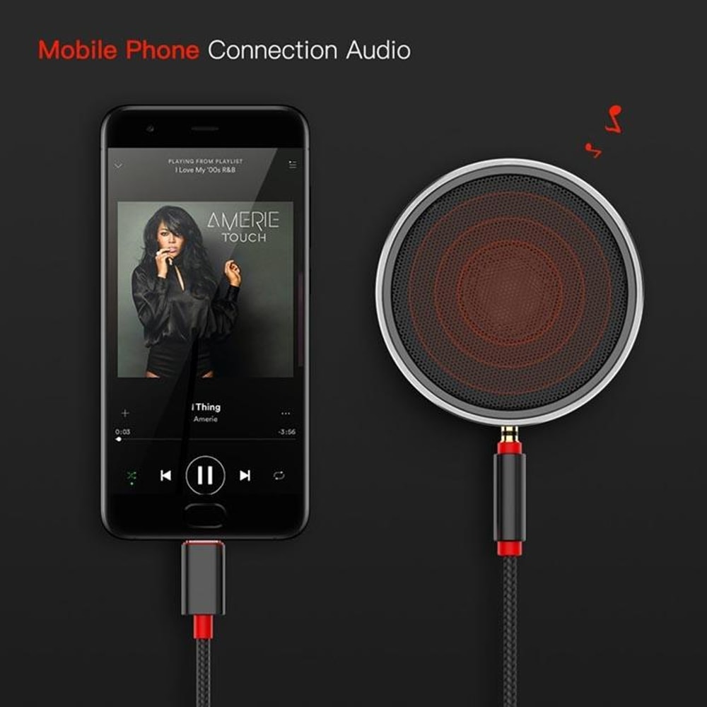 Type C To 35mm Audio Adapter Cable For Microphone Recording And Live Streaming 5