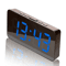 LED Mirror Alarm Clock With USBC Charging Battery Backup Digital Desk Clock 13