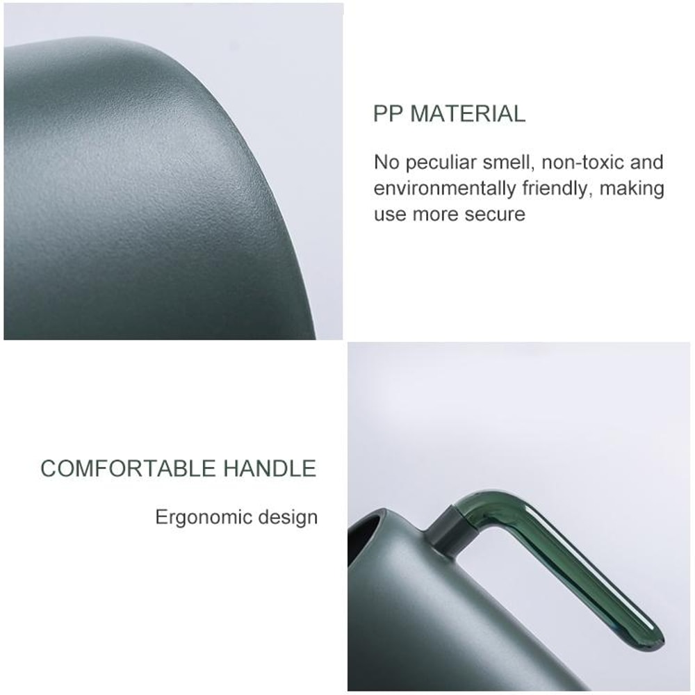 Portable Transparent Handle Mouthwash Cup Blue Bathroom Rinse Drinking Cup 2