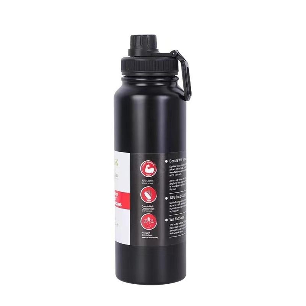 Stainless Steel Insulated Water Bottle Large Capacity Leakproof Outdoor Sports Kettle 6