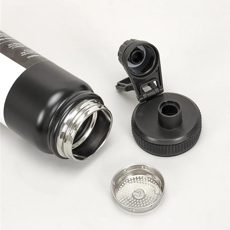 Stainless Steel Insulated Water Bottle Large Capacity Leakproof Outdoor Sports Kettle 5