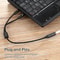 2 In 1 Audio Splitter Headphone Mic Adapter Braided AUX Cable 13