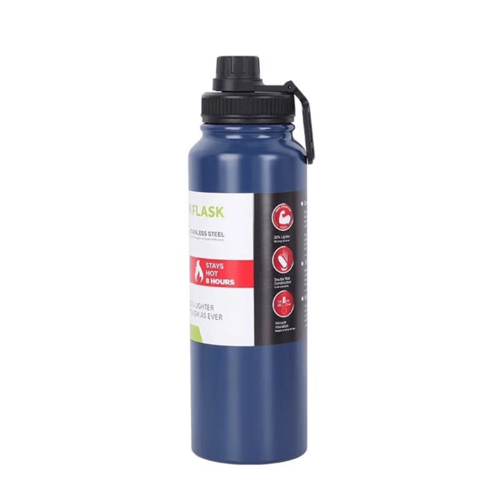 Stainless Steel Insulated Water Bottle Large Capacity Leakproof Outdoor Sports Kettle 7