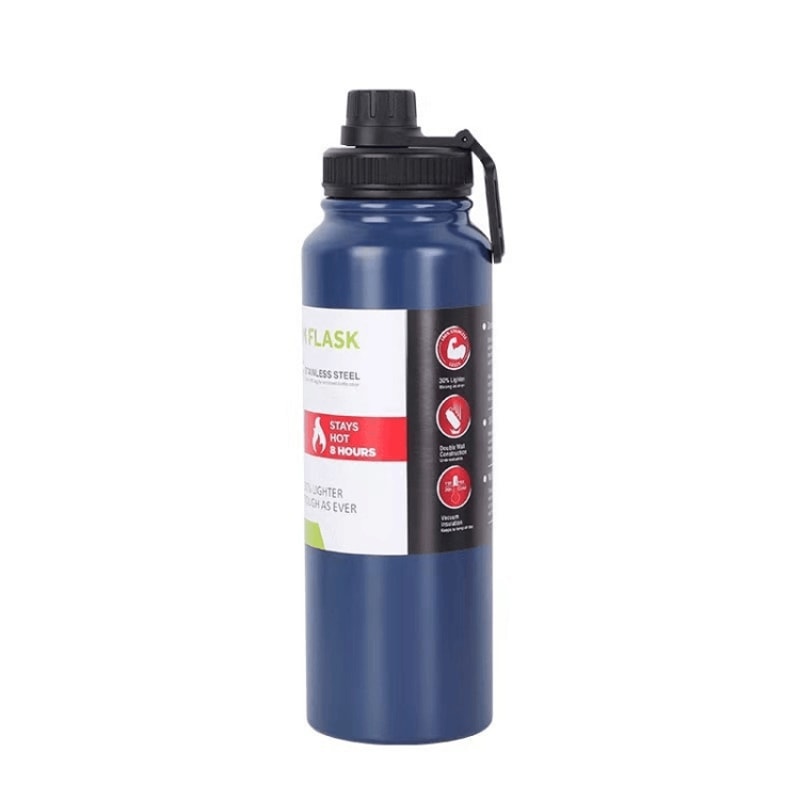 Stainless Steel Insulated Water Bottle Large Capacity Leakproof Outdoor Sports Kettle 7