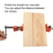 Adjustable pipe clamp woodworking jig for edge gluing and panel assembly