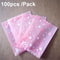 Cherry Blossom Frosted Cookie Bags SelfSeal Bakery Packaging For Treats Gifts 0