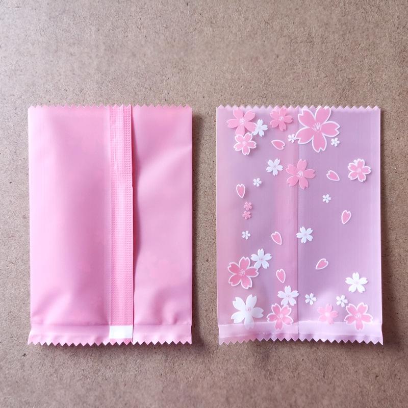 Cherry Blossom Frosted Cookie Bags SelfSeal Bakery Packaging For Treats Gifts 1